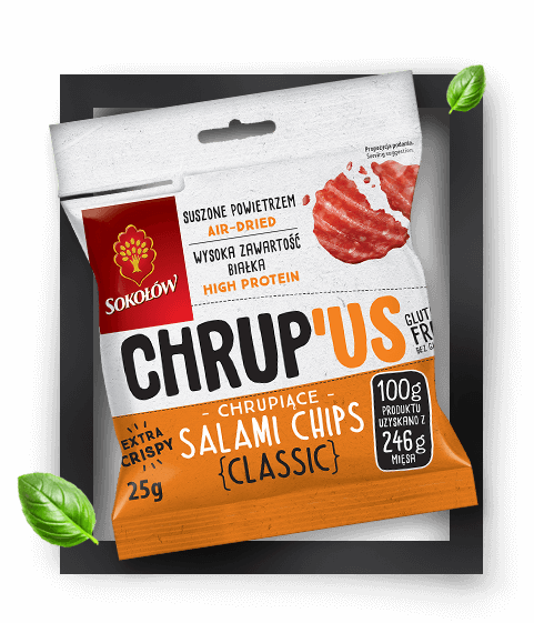 CHRUP'US CHRUPIĄCE SALAMI CHIPS CLASSIC