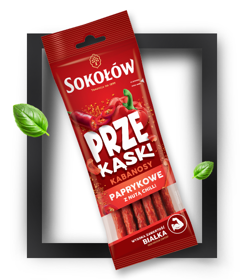 KABANOSY PAPRYKOWE Z NUTĄ CHILLI