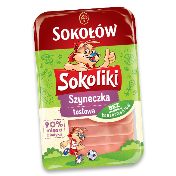 SOKOLIKI SZYNECZKA TOSTOWA Z INDYKA 