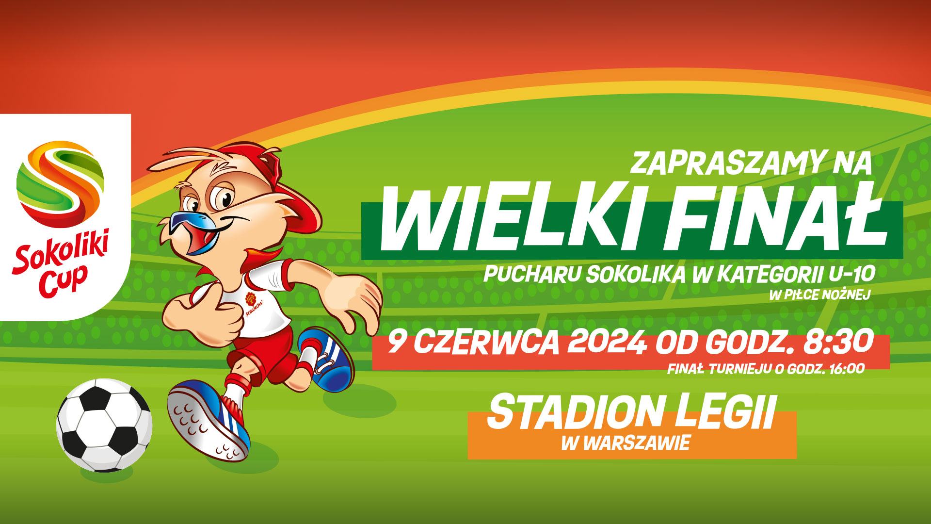 Finał turnieju Sokoliki Cup na Stadionie Miejskim Legii w Warszawie