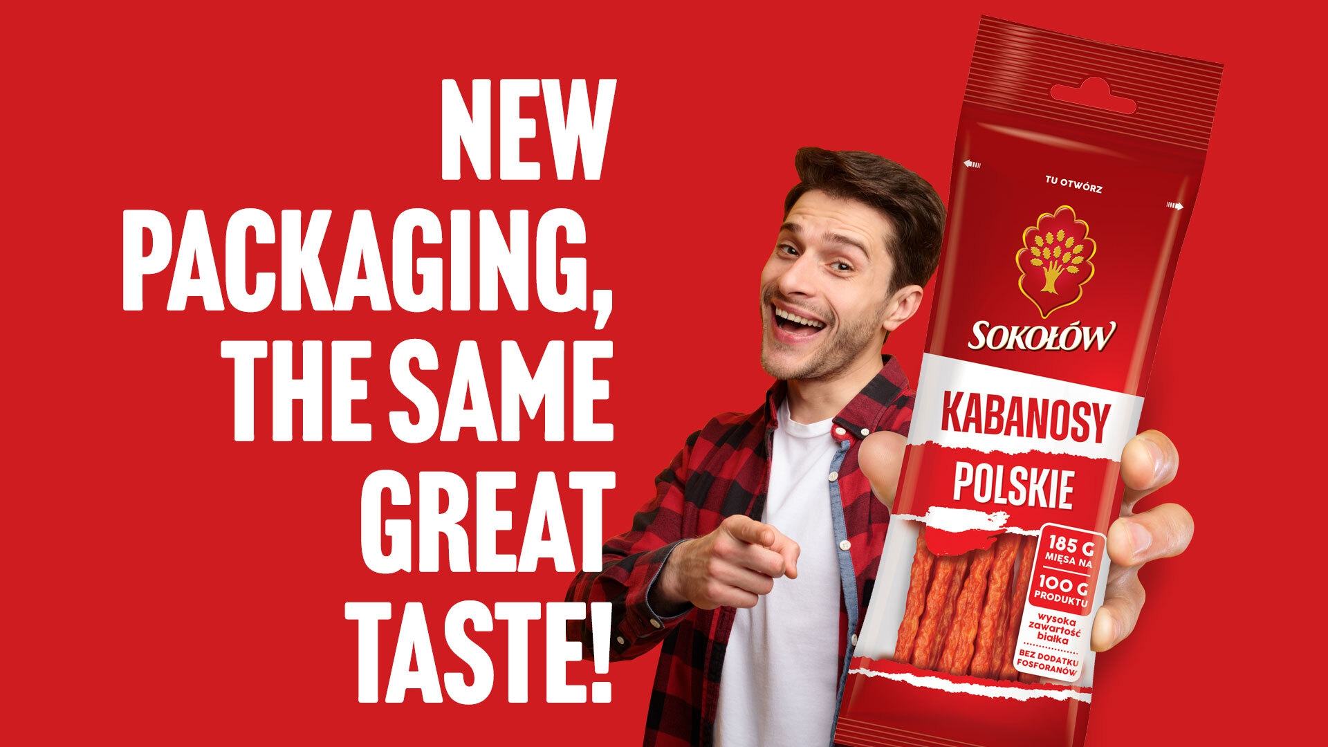 New packaging, the same great taste!