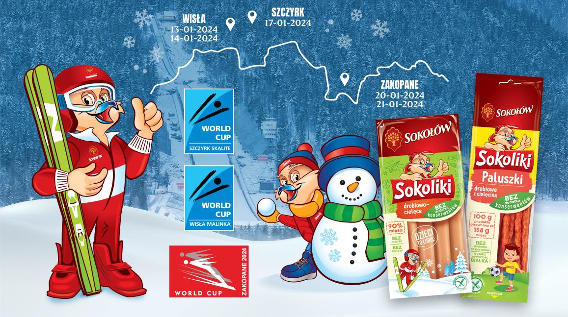 Sokołów sponsors the Ski Jumping World Cup!