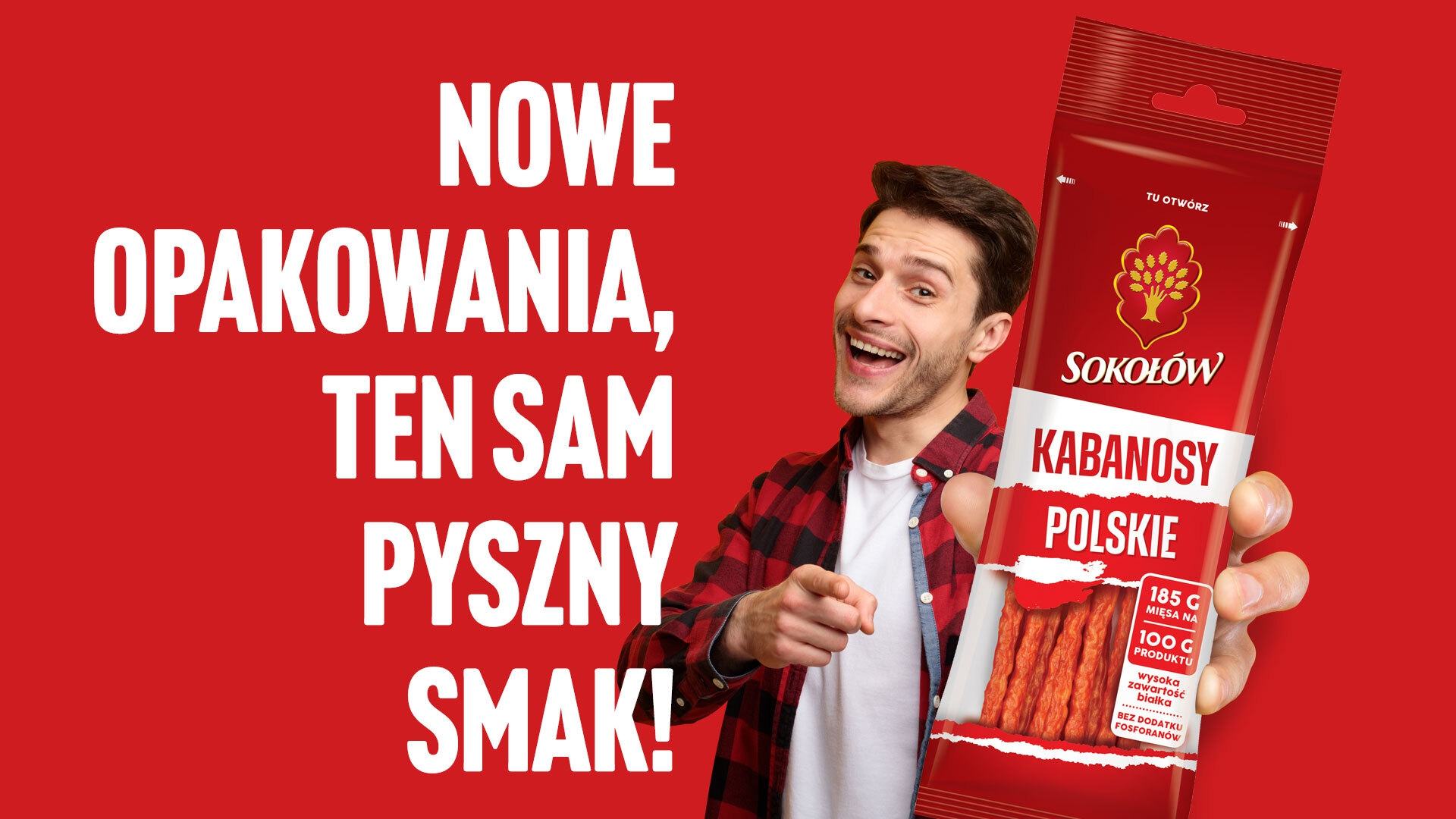 Nowe opakowania, ten sam pyszny smak!