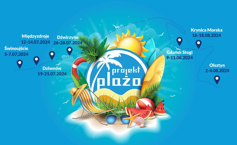 Gorące lato z Sokołowem i Projektem Plaża