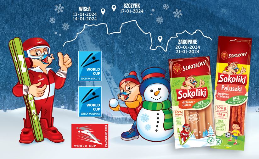 Sokołów sponsorem Pucharu Świata w Skokach Narciarskich!