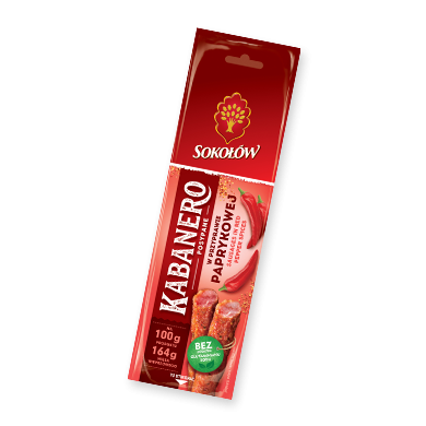 KABANERO KABANOSY W PRZYPRAWIE PAPRYKOWEJ