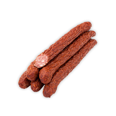 KIEŁBASA PIECZONA Z DZICZYZNĄ