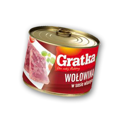BEEF IN GRAVY