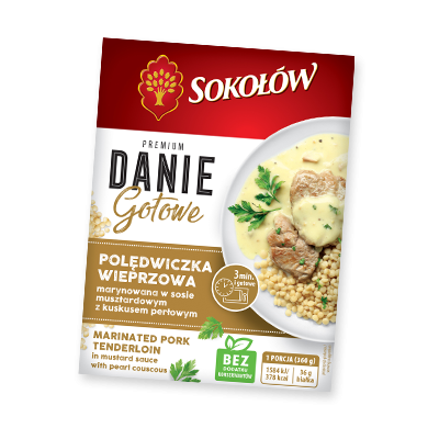 POLĘDWICZKI WIEPRZOWE W SOSIE MUSZTARDOWYM