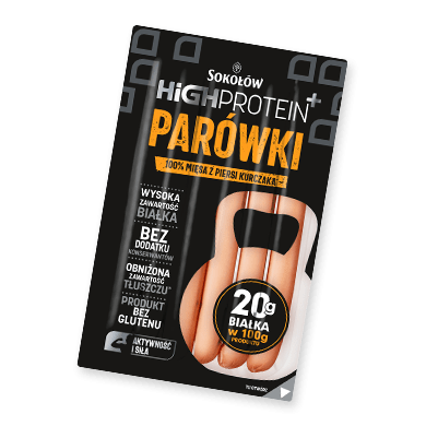 HIGH PROTEIN PARÓWKI DROBIOWE