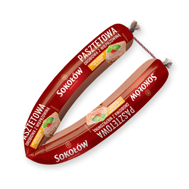 PASZTETOWA DROBIOWA Z WIEPRZOWINĄ