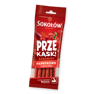 KABANOSY PAPRYKOWE Z NUTĄ CHILLI