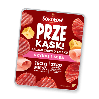 SALAMI CHIPS O SMAKU SZYNKI I SERA