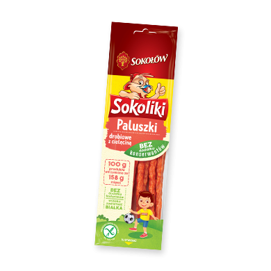 SOKOLIKI PALUSZKI DROBIOWE Z DODATKIEM CIELĘCINY