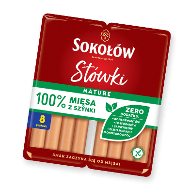 PARÓWKI Z MIĘSA Z SZYNKI STÓWKI