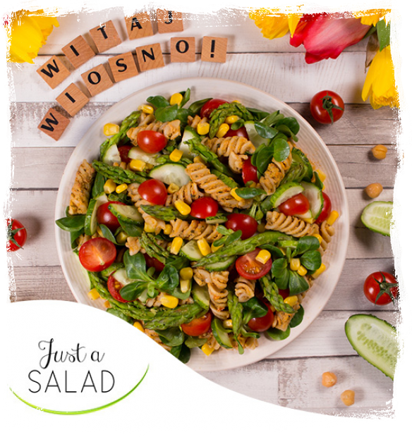 SPRING VEGETABLE SALAD WITH PASTA