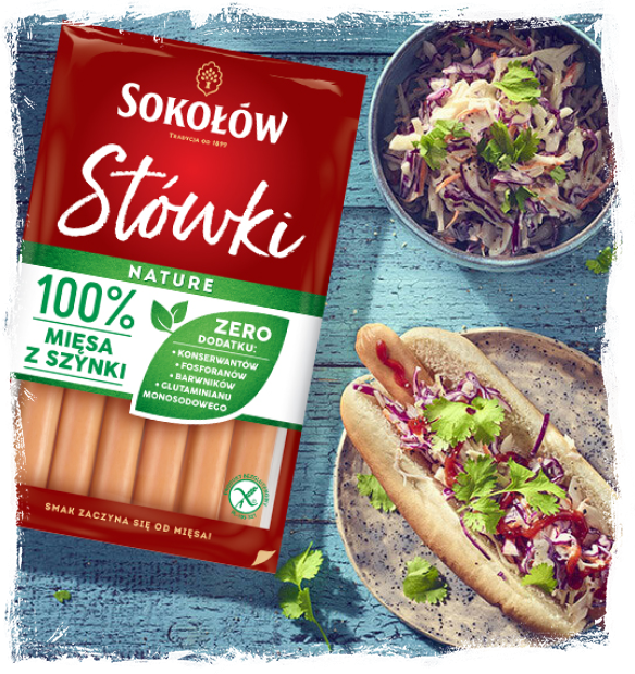 HOME-MADE HOT DOGS WITH COLESLAW SALAD