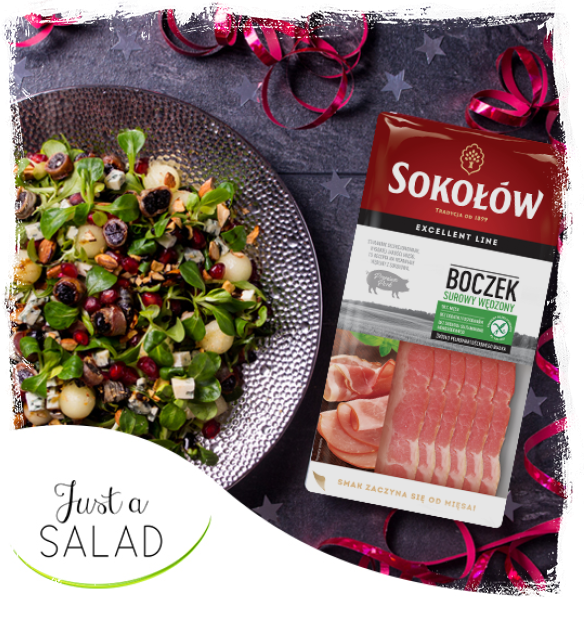 PARTY SALAD WITH ROASTED PLUMS