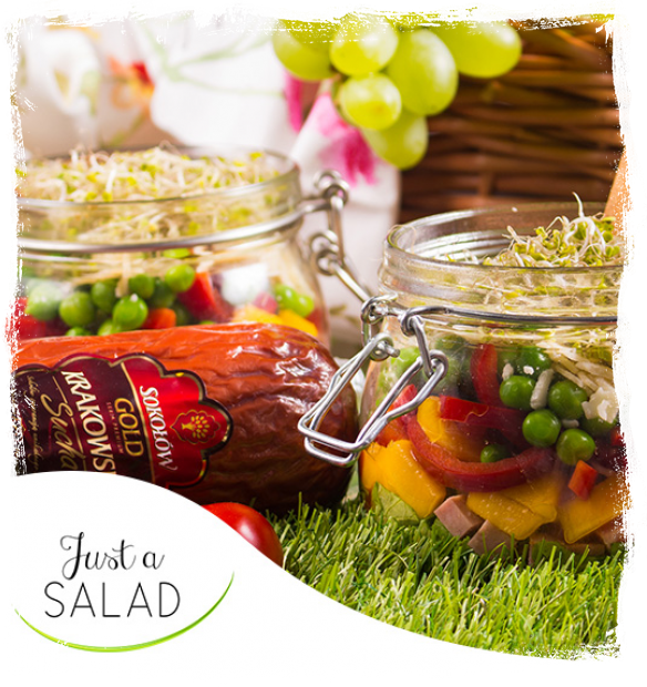 PICNIC SALAD WITH KRAKOWSKA SAUSAGE