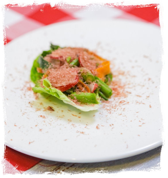PICKLED VEGETABLES AND GRATED BEEF JERKY SALAD