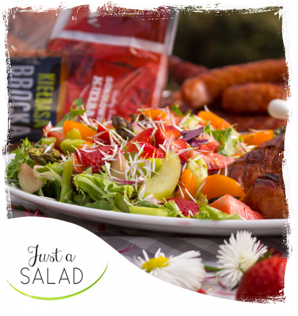 GRILLED BROCKA SAUSAGE SALAD 