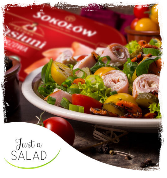 HAM AND SPINACH SALAD