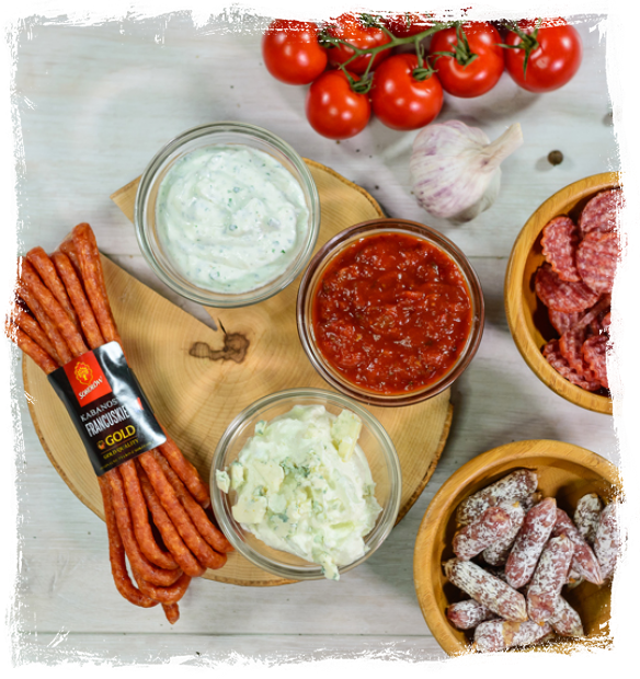 TASTY DIPS FOR KABANOS SAUSAGES