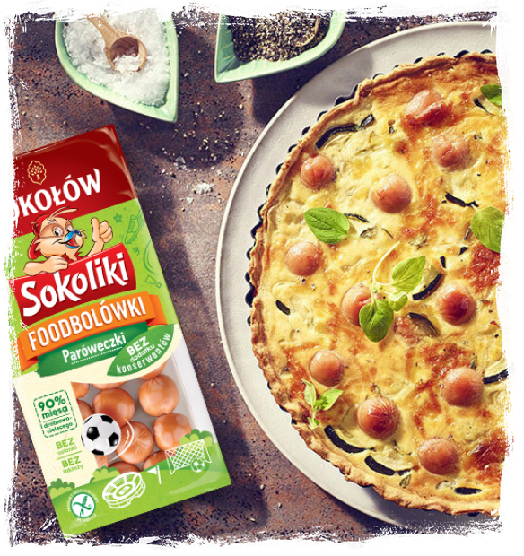 TARTA Z CUKINIĄ I FOODBOLÓWKAMI