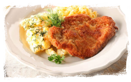 KOTLET SCHABOWY SMAŻONY NA SMALCU