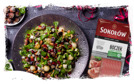 PARTY SALAD WITH ROASTED PLUMS
