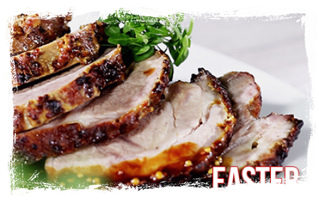 NECK IN HONEY-MUSTARD GLAZING