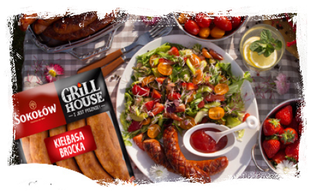 GRILLED BROCKA SAUSAGE SALAD 