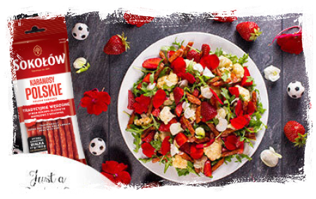KABANOS SAUSAGE AND BAKED CAULIFLOWER SALAD