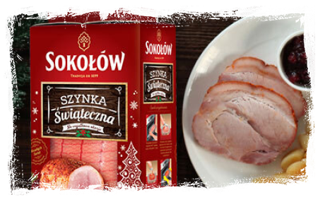 SZYNKA ŚWIĄTECZNA Z KOPYTKAMI I ŻURAWINĄ