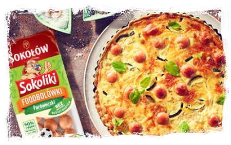 TARTA Z CUKINIĄ I FOODBOLÓWKAMI
