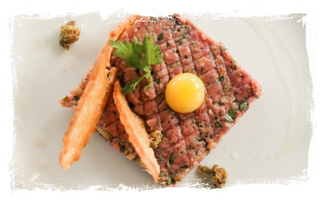 Beef tenderloin tartare